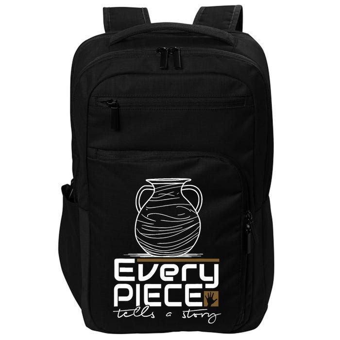 Lovable Pieces Of Clay Of Pottery Impact Tech Backpack