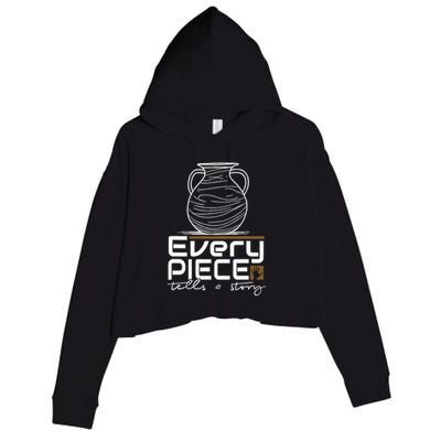 Lovable Pieces Of Clay Of Pottery Crop Fleece Hoodie