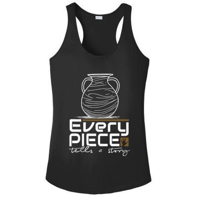 Lovable Pieces Of Clay Of Pottery Ladies PosiCharge Competitor Racerback Tank