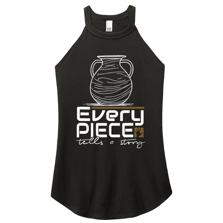 Lovable Pieces Of Clay Of Pottery Women's Perfect Tri Rocker Tank