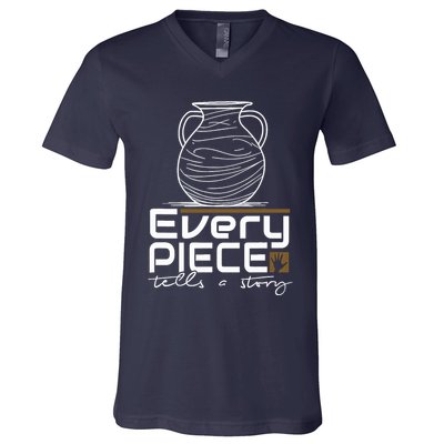 Lovable Pieces Of Clay Of Pottery V-Neck T-Shirt