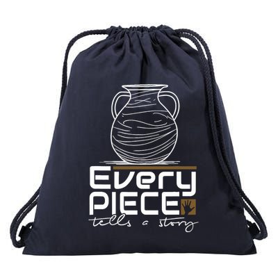 Lovable Pieces Of Clay Of Pottery Drawstring Bag