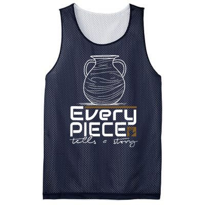 Lovable Pieces Of Clay Of Pottery Mesh Reversible Basketball Jersey Tank