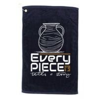 Lovable Pieces Of Clay Of Pottery Golf Towel
