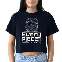 Lovable Pieces Of Clay Of Pottery Crop Top