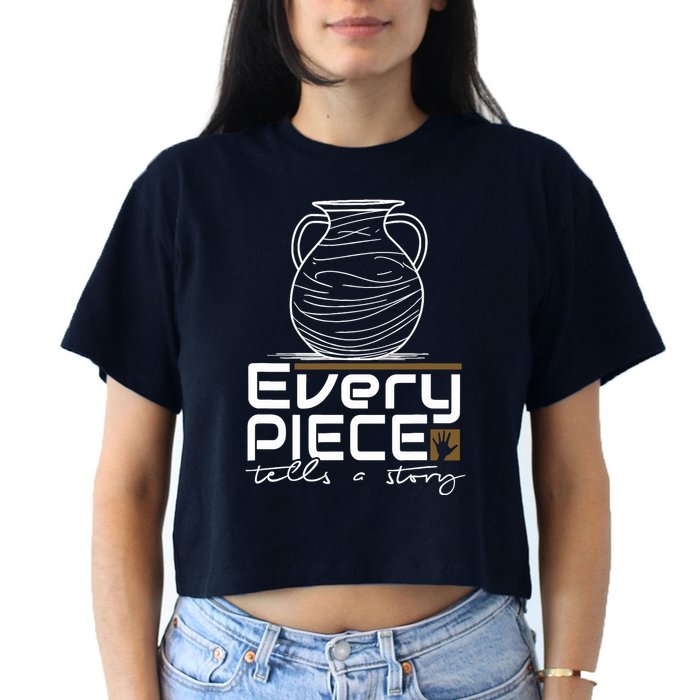 Lovable Pieces Of Clay Of Pottery Crop Top