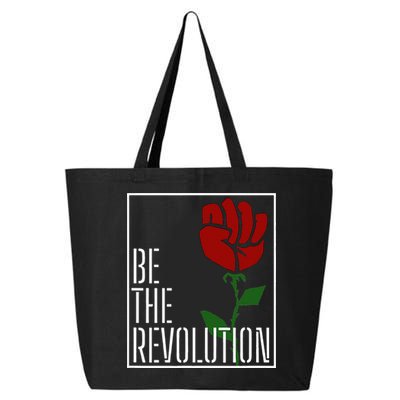 Leftist Protest Political Revolution Socialist Rose 25L Jumbo Tote