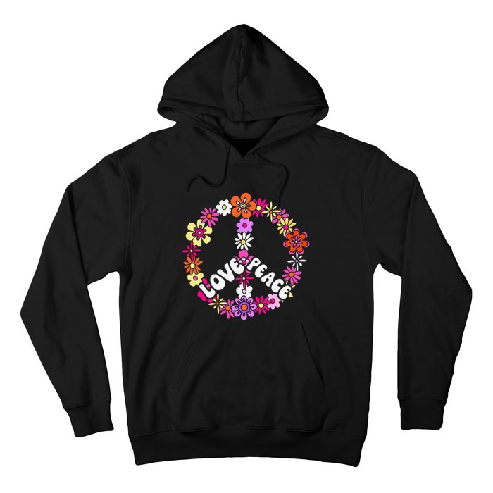 Love Peace Peace Sign Tee 60s Retro Peace Hoodie