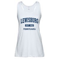 Lewisburg Pennsylvania Pa Vintage Athletic Sports Design Ladies Essential Flowy Tank