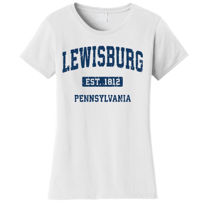 Lewisburg Pennsylvania Pa Vintage Athletic Sports Design Women's T-Shirt