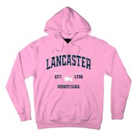 Lancaster Pennsylvania Pa Vintage Athletic Sports Hoodie