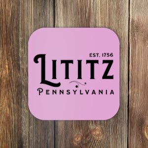 Lititz Pennsylvania Pa Lancaster County Cool Small Town Usa Coaster