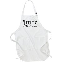 Lititz Pennsylvania Pa Lancaster County Cool Small Town Usa Full-Length Apron With Pockets