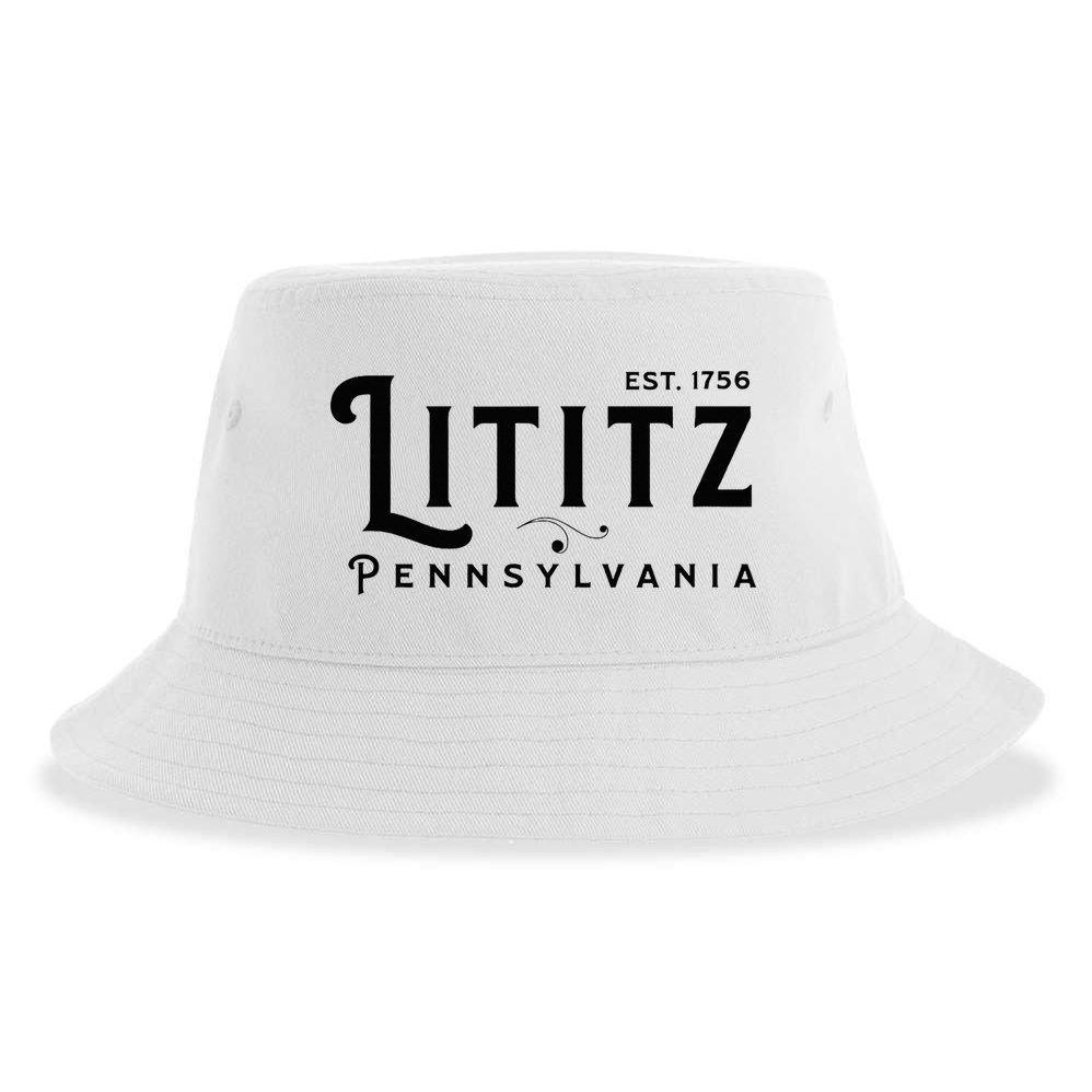 Lititz Pennsylvania Pa Lancaster County Cool Small Town Usa Sustainable Bucket Hat