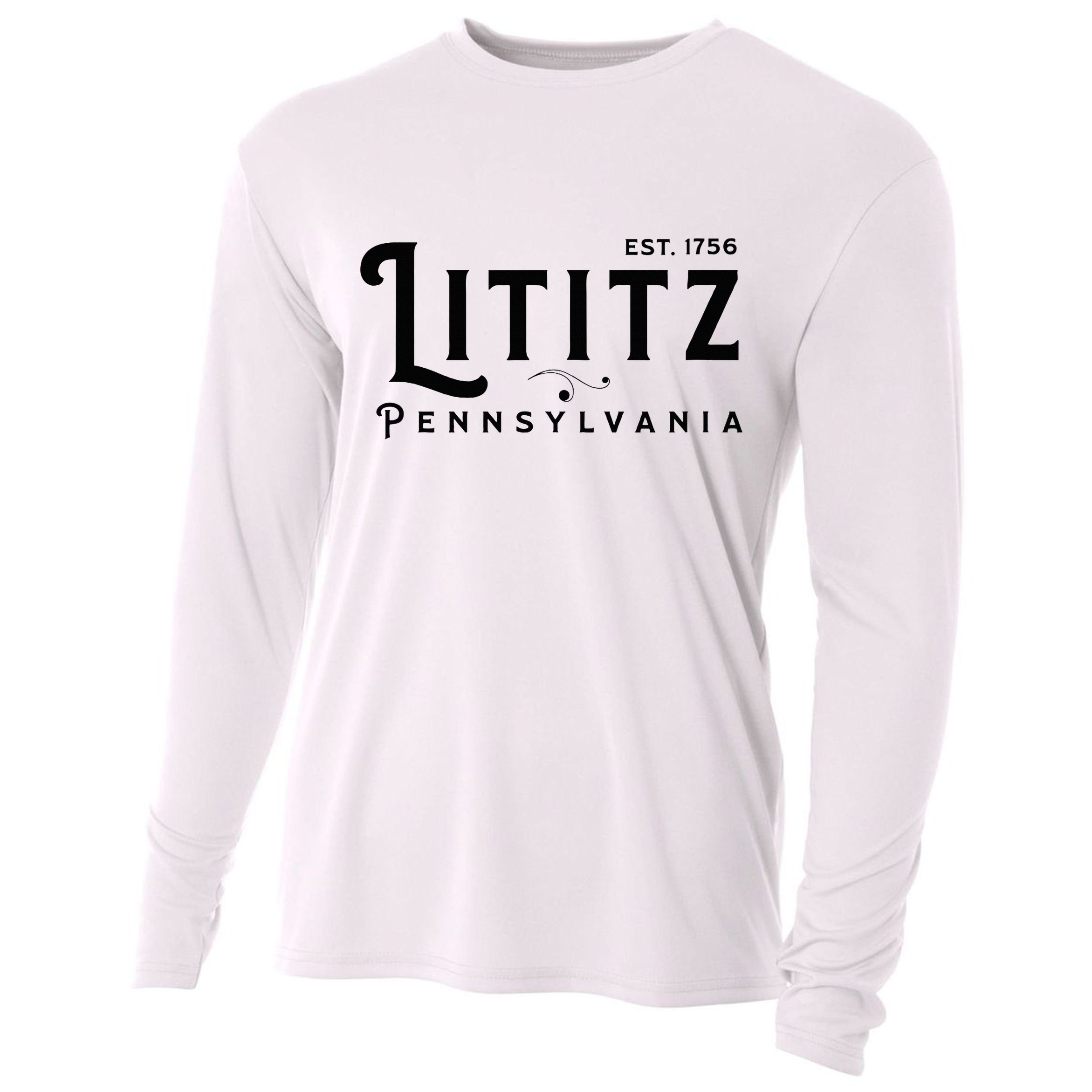 Lititz Pennsylvania Pa Lancaster County Cool Small Town Usa Cooling Performance Long Sleeve Crew