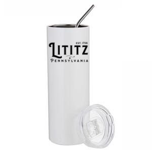 Lititz Pennsylvania Pa Lancaster County Cool Small Town Usa Stainless Steel Tumbler