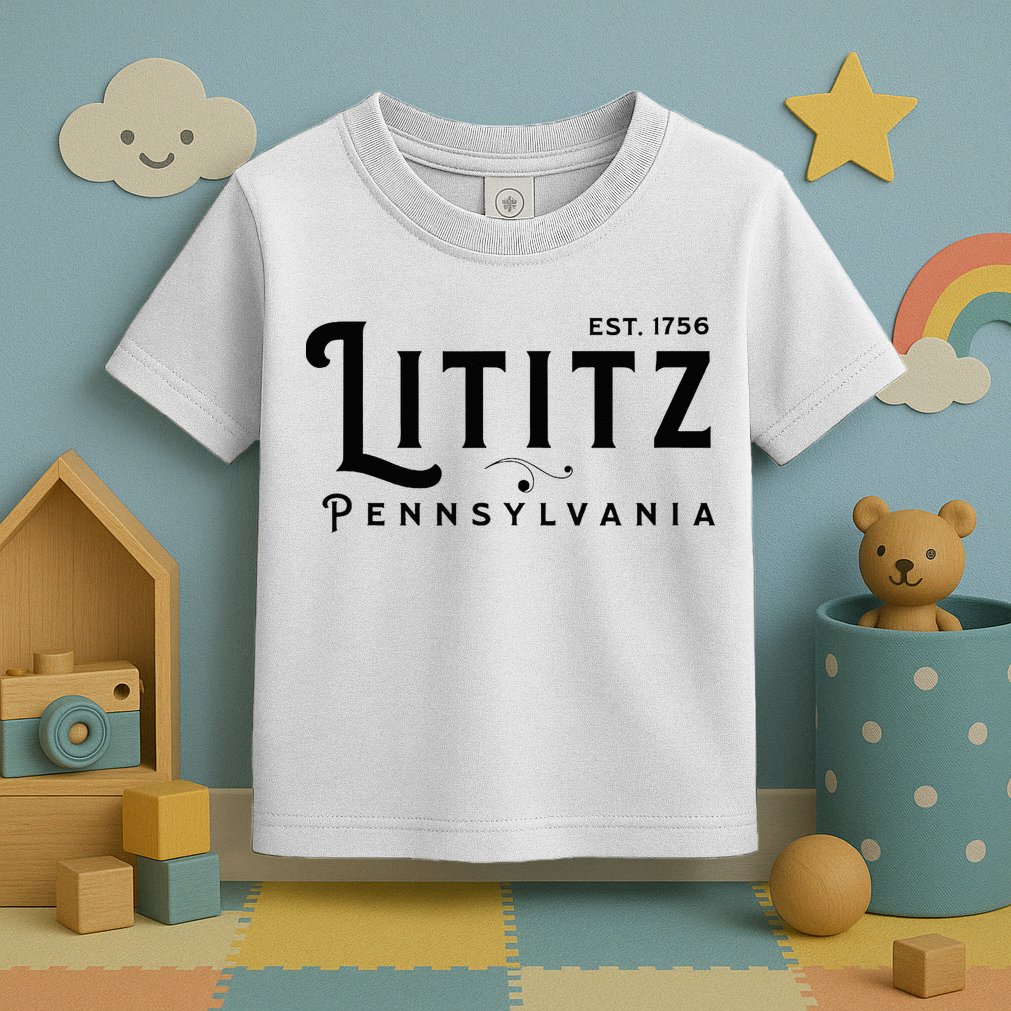 Lititz Pennsylvania Pa Lancaster County Cool Small Town Usa Toddler T-Shirt