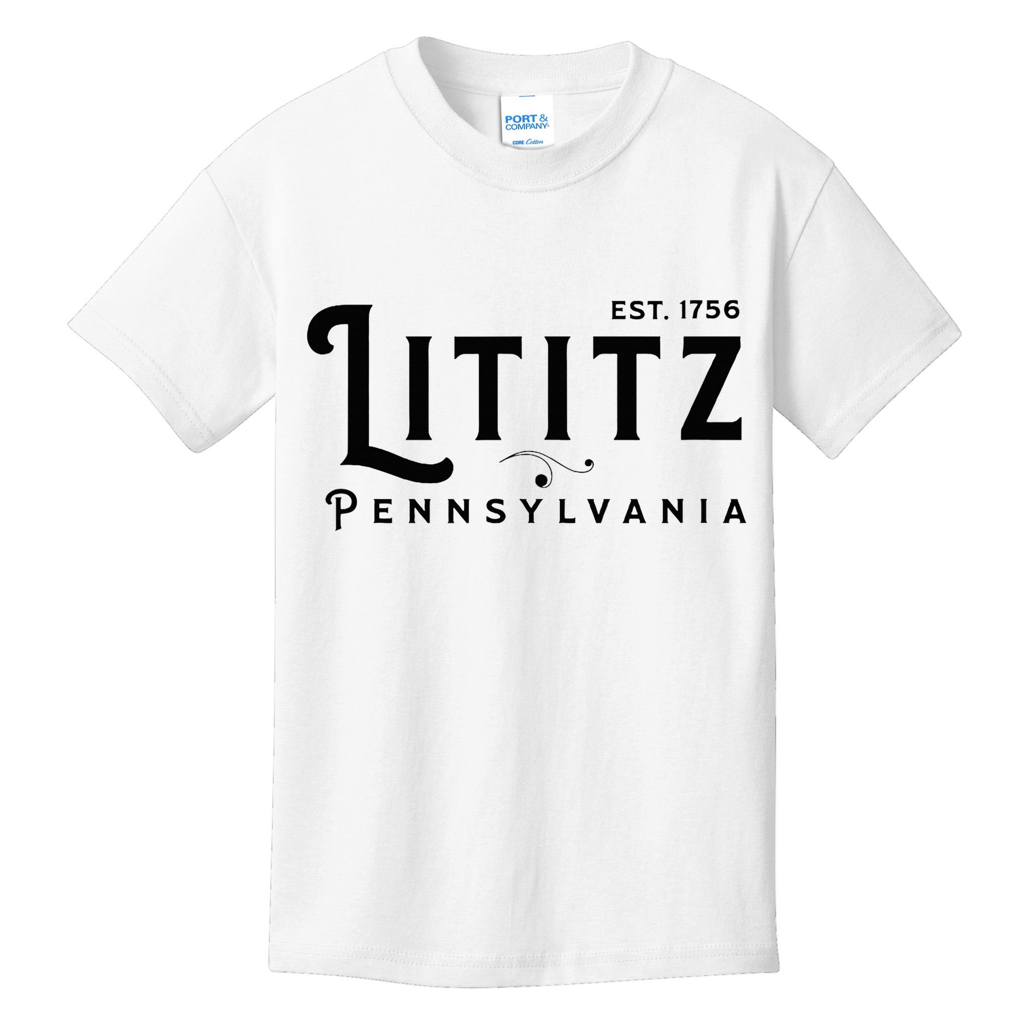 Lititz Pennsylvania Pa Lancaster County Cool Small Town Usa Kids T-Shirt