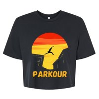 Love Parkour Parkour Gifts Bella+Canvas Jersey Crop Tee