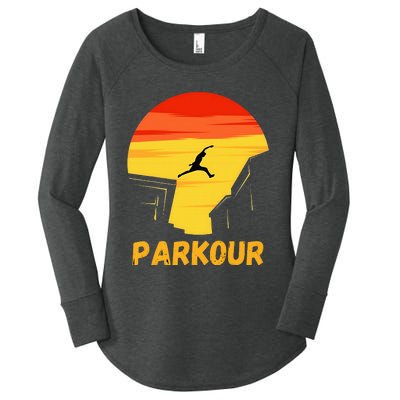 Love Parkour Parkour Gifts Women's Perfect Tri Tunic Long Sleeve Shirt