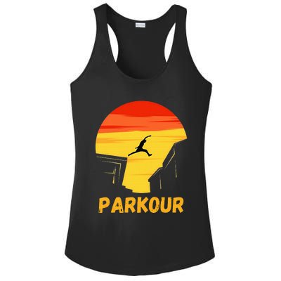 Love Parkour Parkour Gifts Ladies PosiCharge Competitor Racerback Tank