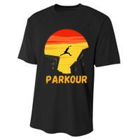 Love Parkour Parkour Gifts Performance Sprint T-Shirt