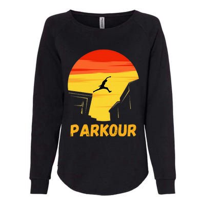 Love Parkour Parkour Gifts Womens California Wash Sweatshirt