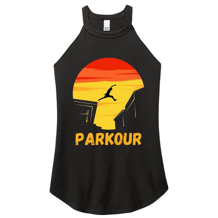 Love Parkour Parkour Gifts Women's Perfect Tri Rocker Tank