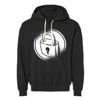 Locksmith Padlock Picker Key Maker Technician Locksmithing Garment-Dyed Fleece Hoodie