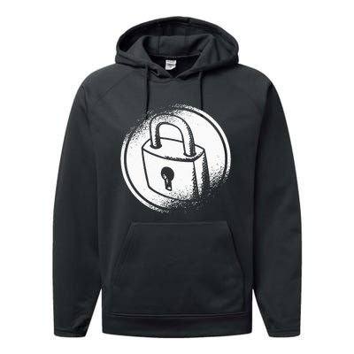 Locksmith Padlock Picker Key Maker Technician Locksmithing Performance Fleece Hoodie