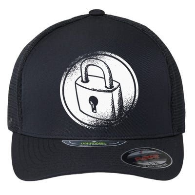 Locksmith Padlock Picker Key Maker Technician Locksmithing Flexfit Unipanel Trucker Cap