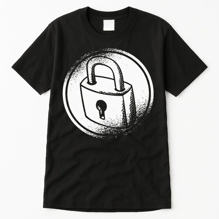Locksmith Padlock Picker Key Maker Technician Locksmithing Tall T-Shirt