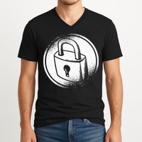 Locksmith Padlock Picker Key Maker Technician Locksmithing V-Neck T-Shirt