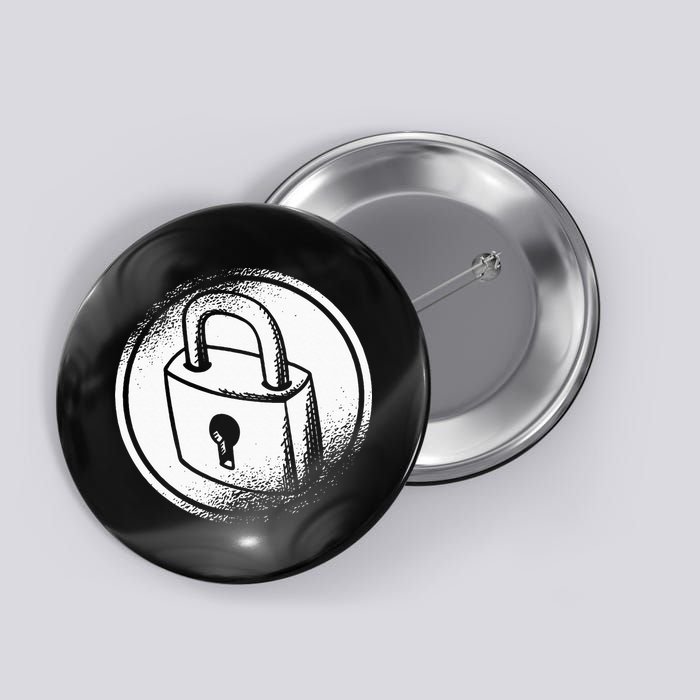 Locksmith Padlock Picker Key Maker Technician Locksmithing Button