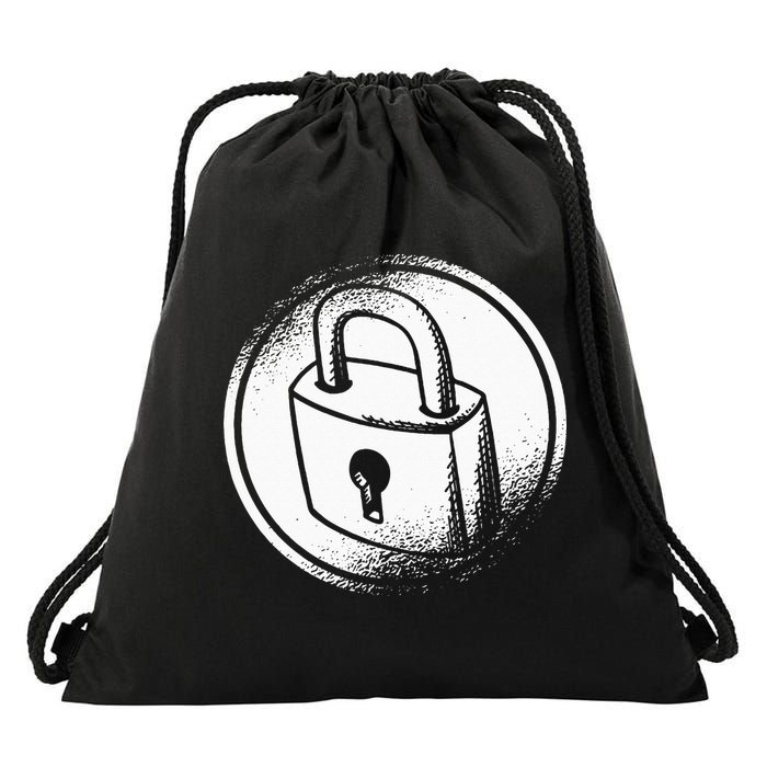 Locksmith Padlock Picker Key Maker Technician Locksmithing Drawstring Bag