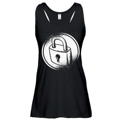 Locksmith Padlock Picker Key Maker Technician Locksmithing Ladies Essential Flowy Tank