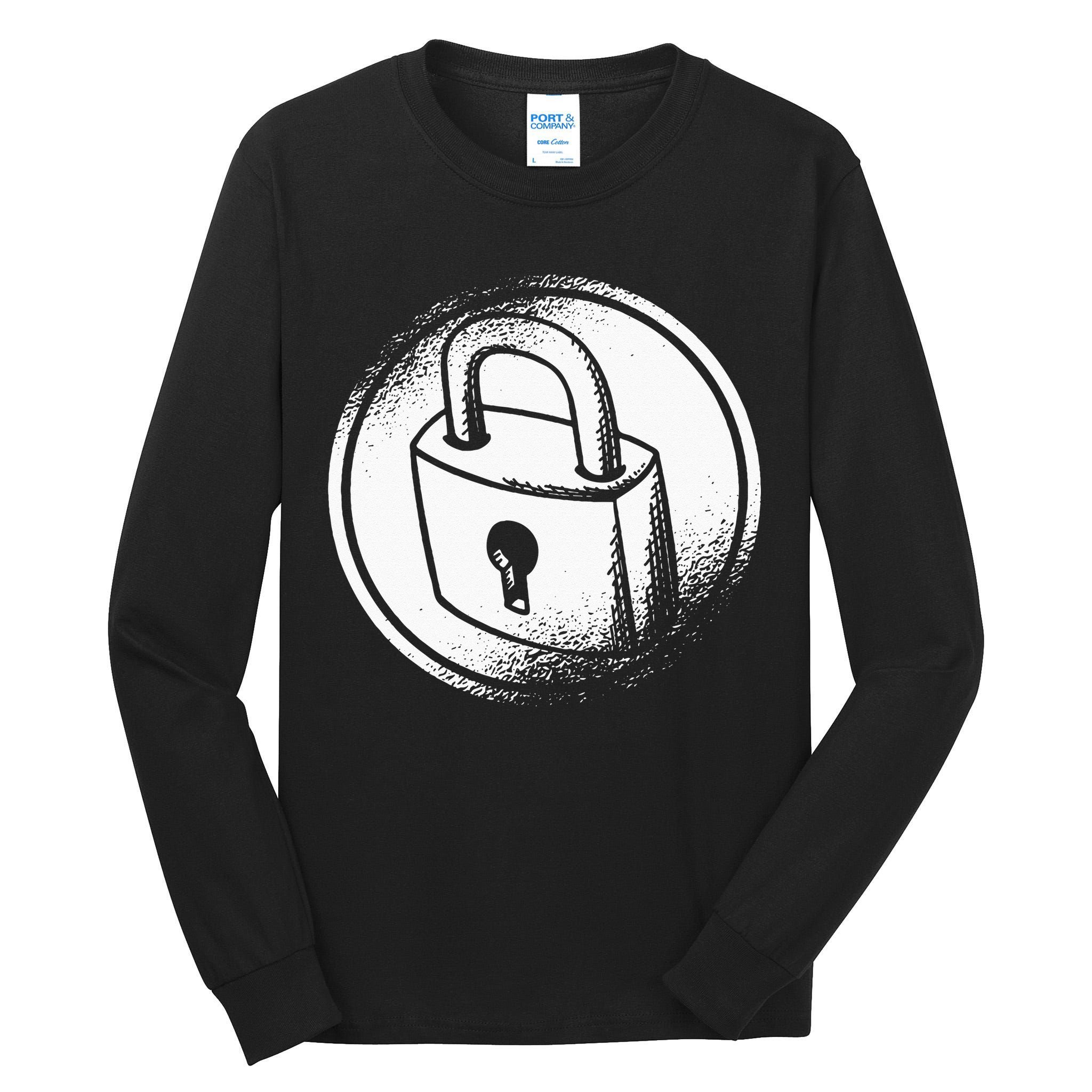 Locksmith Padlock Picker Key Maker Technician Locksmithing Tall Long Sleeve T-Shirt