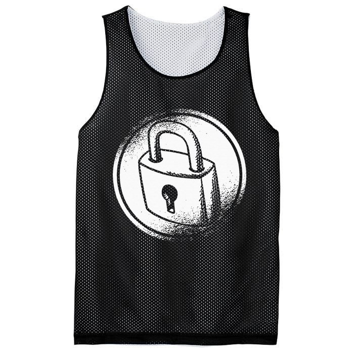 Locksmith Padlock Picker Key Maker Technician Locksmithing Mesh Reversible Basketball Jersey Tank