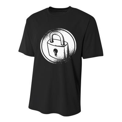 Locksmith Padlock Picker Key Maker Technician Locksmithing Youth Performance Sprint T-Shirt