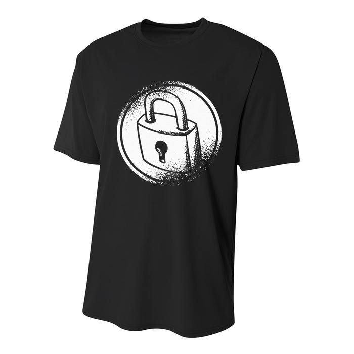 Locksmith Padlock Picker Key Maker Technician Locksmithing Youth Performance Sprint T-Shirt