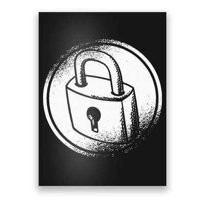 Locksmith Padlock Picker Key Maker Technician Locksmithing Poster