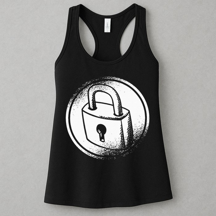 Locksmith Padlock Picker Key Maker Technician Locksmithing Womens Tank Top