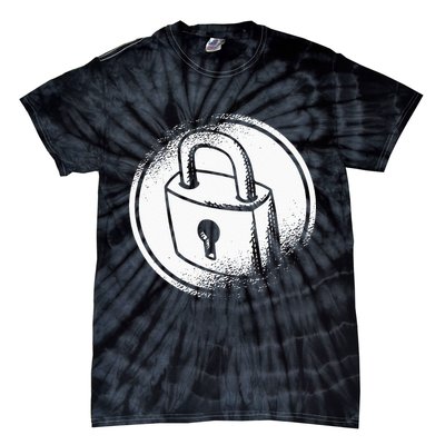Locksmith Padlock Picker Key Maker Technician Locksmithing Tie-Dye T-Shirt