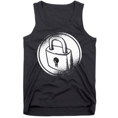 Locksmith Padlock Picker Key Maker Technician Locksmithing Tank Top