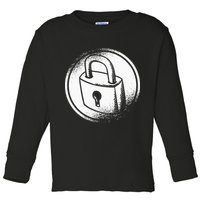 Locksmith Padlock Picker Key Maker Technician Locksmithing Toddler Long Sleeve Shirt