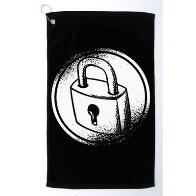 Locksmith Padlock Picker Key Maker Technician Locksmithing Golf Towel