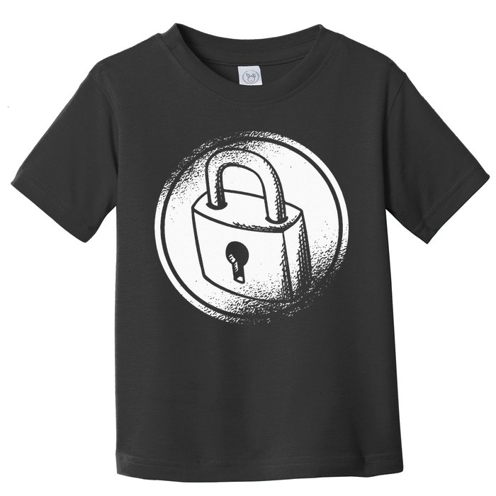 Locksmith Padlock Picker Key Maker Technician Locksmithing Toddler T-Shirt