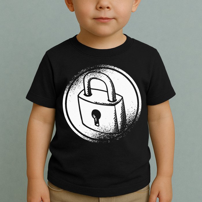 Locksmith Padlock Picker Key Maker Technician Locksmithing Toddler T-Shirt
