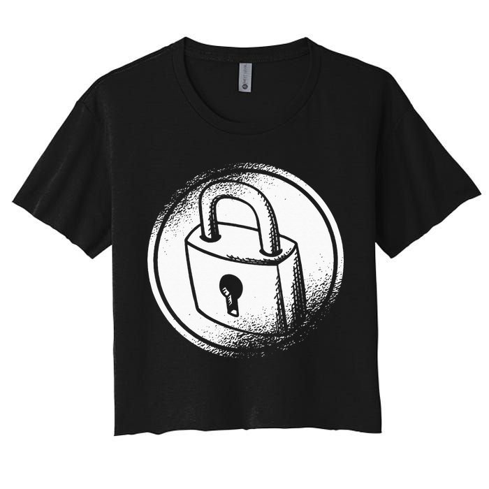 Locksmith Padlock Picker Key Maker Technician Locksmithing Crop Top