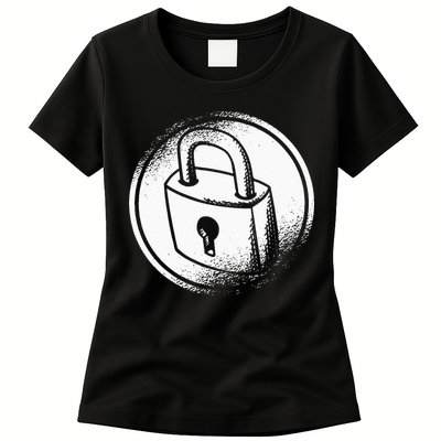 Locksmith Padlock Picker Key Maker Technician Locksmithing Womens T-Shirt